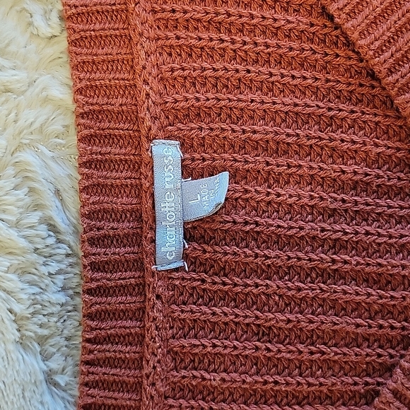 Crop Off Shoulder Sweater - Picture 2 of 5